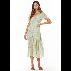 Shopbop Lost + Wander Fields Ruffle Midi Dress